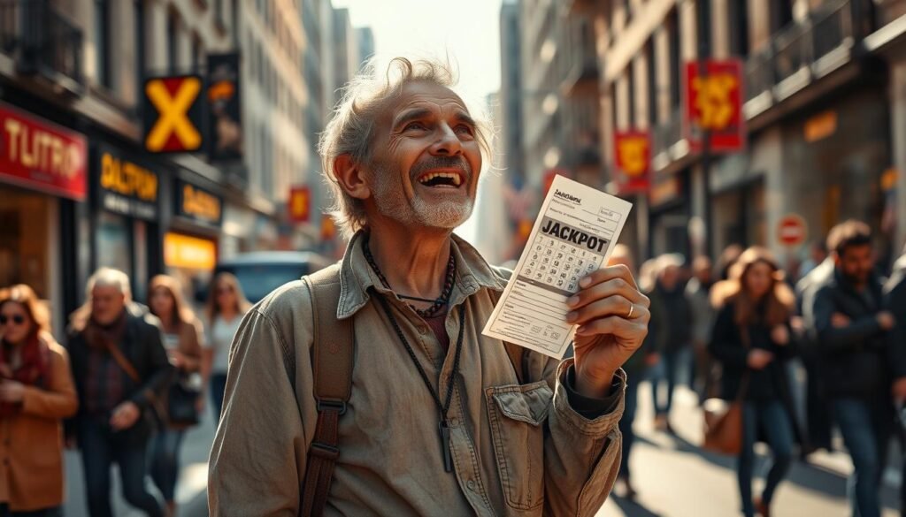 Pengamen Jalanan Menang Jackpot