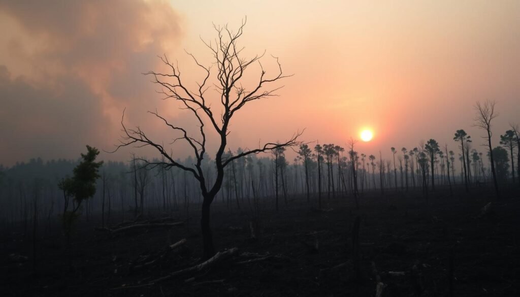 dampak karhutla di Kalimantan